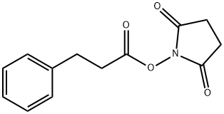 HYDROCINNAMIC ACID N-HYDROXYSUCCINIMIDE ESTER Struktur