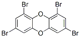 1,3,7,9-Tetrabromodibenzo[b,e][1,4]dioxin Struktur