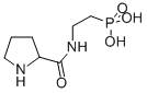 (2-((2-Pyrrolidinylcarbonyl)amino)ethyl)phosphonic acid Struktur