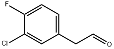 (3-Chloro-4-fluorophenyl)acetaldehyde Struktur