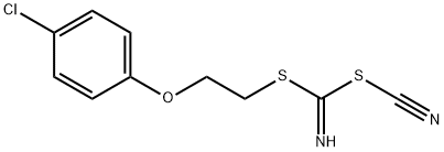 [(4-CHLOROPHENOXY)METHYL] METHYL CYANOCARBONIMIDODITHIOATE Struktur