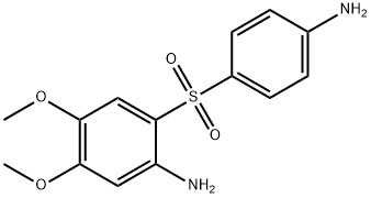 2-(4-aminophenyl)sulfonyl-4,5-dimethoxy-aniline Struktur