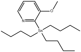 3-Methoxy-2-(tributylstannyl)pyridine Struktur