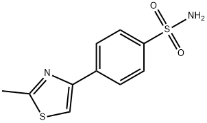 4-(2-Methyl-1,3-thiazol-4-yl)benzene-1-sulfonamide Struktur