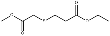 ETHYL 3-((2-METHOXY-2-OXOETHYL)THIO)PRO& Struktur