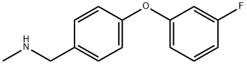 1-(4-(3-氟代苯氧基)苯基)-N-甲基甲胺, 1095078-57-1, 結(jié)構(gòu)式