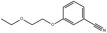 3-(2-ethoxyethoxy)benzonitrile Struktur