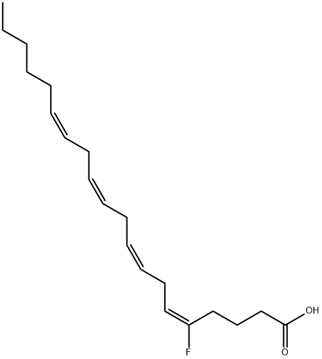 5-fluoroarachidonic acid Struktur