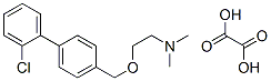 Ethanamine, 2-((2'-chloro(1,1'-biphenyl)-4-yl)methoxy)-N,N-dimethyl-, ethanedioate Struktur