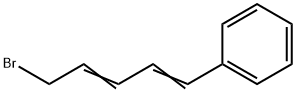 ((1E,3E)-5-BROMO-PENTA-1,3-DIENYL)-BENZENE Struktur