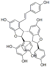 Miyabenol C Struktur