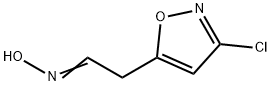 5-Isoxazoleacetaldehyde,3-chloro-,oxime(9CI) Struktur