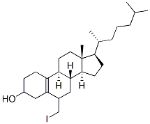 6-(2'-iodo)ethyl-19-norcholest-5(10)-ene-3-ol Struktur