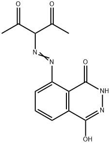 3-(1-ACETYLACETONYLAZO)PHTHALHYDRAZIDE* Struktur