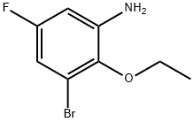 3-BroMo-2-ethoxy-5-fluoroaniline Struktur