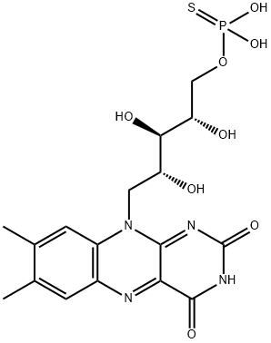 riboflavin 5'-phosphorothioate Struktur