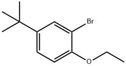 2-BroMo-4-(tert-butyl)-1-ethoxybenzene Struktur