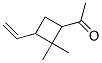 Ethanone, 1-(3-ethenyl-2,2-dimethylcyclobutyl)- (9CI) Struktur