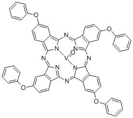 VANADYL 2 9 16 23-TETRAPHENOXY-29H 31H-& Struktur