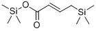 TRIMETHYLSILYL 4-TRIMETHYLSILYLCROTONATE Struktur