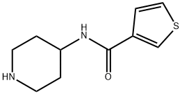 N-4-PIPERIDINYL-3-THIOPHENECARBOXAMIDE Struktur