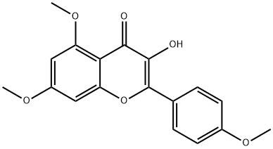 4',5,7-Trimethoxyflavonol Struktur