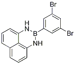 2-(3,5-Dibromophenyl)-2,3-dihydro-1H-naphtho[1,8-de][1,3,2]diazaborinine Struktur