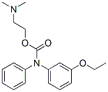 2-dimethylaminoethyl N-(3-ethoxyphenyl)-N-phenyl-carbamate Struktur