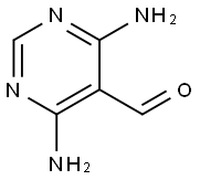 5-Pyrimidinecarboxaldehyde, 4,6-diamino- (9CI) Struktur