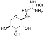 N1-ALPHA-L-ARABINOPYRANOSYLAMINOGUANIDINE HCL Struktur