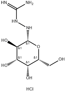 N1-BETA-D-GALACTOPYRANOSYL AMINO-GUANIDINE HCL Struktur