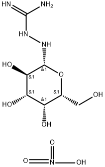 N1-BETA-D-GALACTOPYRANOSYL AMINO-GUANIDINE HNO3 Struktur