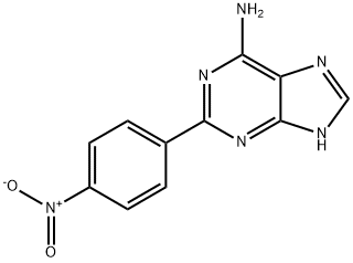 2-(PARA-NITROPHENYL)-ADENINE Struktur