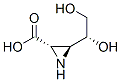 2-Aziridinecarboxylicacid,3-(1,2-dihydroxyethyl)-,[2alpha,3alpha(R*)]-(9CI) Struktur