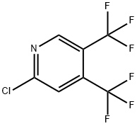 2-CHLORO-4,5-BIS(TRIFLUOROMETHYL)PYRIDINE Struktur