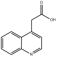 Quinoline-4-aceticacid Struktur