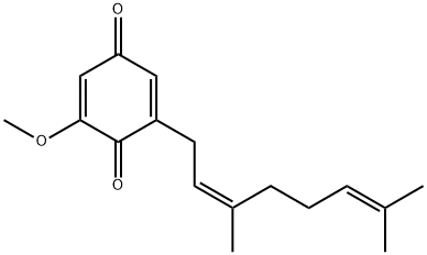 2-[(Z)-3,7-Dimethyl-2,6-octadienyl]-6-methoxy-2,5-cyclohexadiene-1,4-dione Struktur