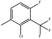 2-Chloro-6-fluoro-3-methylbenzotrifluoride Struktur