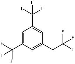 1-(2,2,2-TRIFLUOROETHYL)-3,5-BIS-(TRIFLUOROMETHYL)BENZENE Struktur