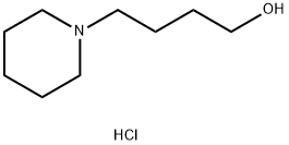 4-(1-Piperidinyl)-1-butanol hydrochloride Struktur