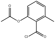 Benzoyl chloride, 2-(acetyloxy)-6-methyl- (9CI) Struktur