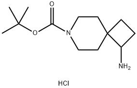 tert-butyl 1-aMino-7-azaspiro[3.5]nonane-7-carboxylate HCl Struktur