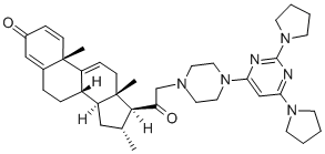 Tirilazadmesylate Struktur