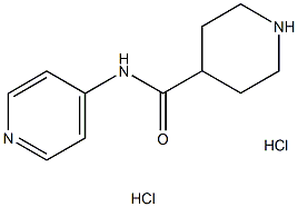 N-pyridin-4-ylpiperidine-4-carboxamide dihydrochloride Struktur