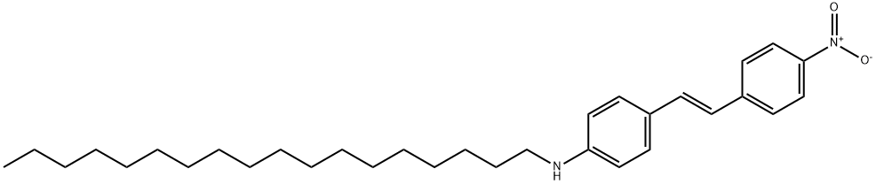 4-NITRO-4'-(OCTADECYLAMINO)STILBENE Struktur