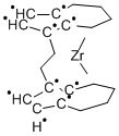 RAC-ETHYLENEBIS(4,5,6,7-TETRAHYDRO-1-INDENYL)DIMETHYLZIRCONIUM(IV) Struktur