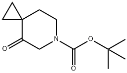 tert-butyl 4-oxo-6-azaspiro[2.5]octane-6-carboxylate Struktur