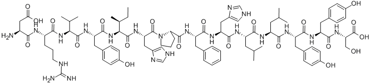 ANGIOTENSINOGEN (1-14) (RAT) Structure