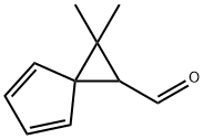 Spiro[2.4]hepta-4,6-diene-1-carboxaldehyde, 2,2-dimethyl- (9CI) Struktur