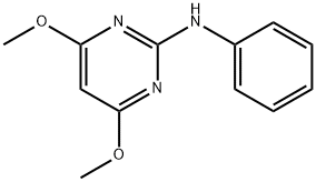 (4,6-DIMETHOXY-PYRIMIDIN-2-YL)-PHENYL-AMINE Struktur